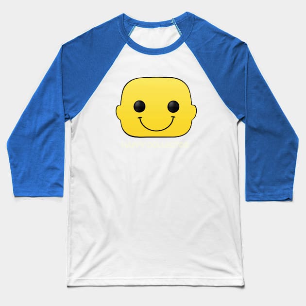 Happy Face Pop Collector Baseball T-Shirt by inshapeuniverse